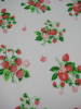 Serviette fraise des bois 42x42 cm tergal 65% polyester 36% coton