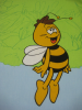 Duvet cover 140X200 cm + 1 pillowcase 65x65 cm Maya the Bee blue 100% cotton