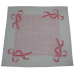 Handdoeken voor gerechten 65x65cm roze strikje gedrukte 56%linnen 44%katoen