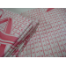 Handtücher für Küche 65x65cm gedruckt rosa Bandknoten 56%Leinen 44%Baumwolle
