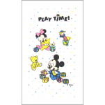Badhanddoek 70X130 play time Mickey - Minnie baby Disney 100% katoen
