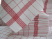 Towels for dishes +/-68x68cm 100% cotton red grid highly absorbent