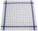 Handtücher für Küchen +/- 68x68cm 100% Baumwolle blauen Gitter sehr saugfähig
