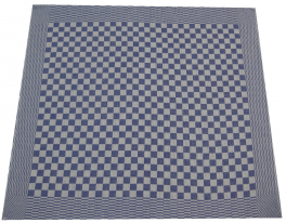 Towels for dishes +/- 70x65 cm 100% cotton blue and white checkered