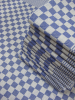 Handtücher für Küchen +/- 70x65 cm 100% Baumwolle blau-weiß karierten