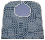 Bib waterproof adult 45x90 cm  blue tiles 50/50 polycotton, polyester pvc