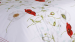 Drap plat + 2 taies fleurs séd 100% coton peigné percale repassage facile