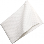 Handdoek voor gerechten wafeldoek 100% katoen wit 75x50 cm 200 gr/m²