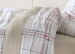 Duvet cover + pillowcase 65x65 cm 100% cotton flannel red scot