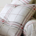 Bettbezug + Kissenbezug 65x65 cm 100% Baumwolle Flanell rot scot
