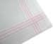 Ladies handkerchief white 3 colors 100%cotton 35x35cm :1 pack of 6 handkerchiefs