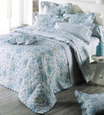 Flat bed sheet + pillowcase(s) 65x65 cm ceylan 100% cotton percale