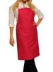 Bib apron colors, liens coulissants, central pocket, 65/35 polycotton