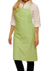 Bib apron colors, liens coulissants, central pocket, 65/35 polycotton