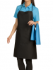 Bib apron colors, liens coulissants, central pocket, 65/35 polycotton