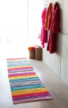 Tapis de bain Larry multilignes 70x70 ou 70x140 cm 100% coton peigné 2000 gr/m²