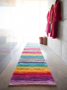 Tapis de bain Larry multilignes 70x70 ou 70x140 cm 100% coton peigné 2000 gr/m²