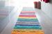 Tapis de bain Larry multilignes 70x70 ou 70x140 cm 100% coton peigné 2000 gr/m²