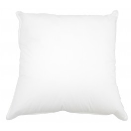 Oreiller 60X60 cm : rembourrage 100% polyester et enveloppe 100% coton