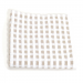 Dishcloth 33x33 cm 100% cotton beige and white
