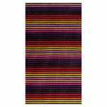 Beach towel 100x180 cm terry velor 100% cotton lined multi colors