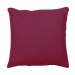 2 Housses de coussin uni 40x40 cm ou 50x50 cm 100% coton aubergine