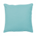 2 Housses de coussin uni 40x40 cm ou 50x50 cm 100% coton  azur