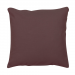 2 Housses de coussin uni 40x40 cm ou 50x50 cm 100% coton cacao