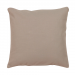 2 Housses de coussin uni 40x40 cm ou 50x50 cm 100% coton etain