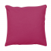 2 Housses de coussin uni 40x40 cm ou 50x50 cm 100% coton framboise