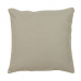 2 Housses de coussin uni 40x40 cm ou 50x50 cm 100% coton nacre