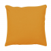 2 Housses de coussin uni 40x40 cm ou 50x50 cm 100% coton ocre