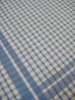 Handdoek voor gerechten +/- 70x65 cm 100% gaufreren katoen blauw en wit