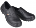 Black shoe S2 composite shell slip resistant antistatic  resistant to oils