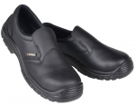 Zwarte schoen S2 composiet kape, antislip, antistatisch, bestand tegen oliën
