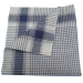Arbeit Taschentucher 40x40 cm Blau und Weiß 100% Baumwolle 12 Stück