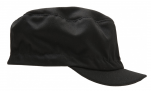 Zwart cap, stijve piek, 65% polyester en 35% katoen, unieke maat, 200 gr/m²