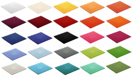 Square bath mat 60x60 cm 100% cotton color