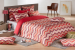 Duvet cover + pillowcase 65x65 cm 100% cotton zig zag style wool knit