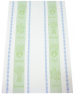 Essuie vaisselle lavande romarin thym olives vert/bleu 100%coton jacquard 50x75