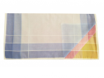 Dameszakdoek 2x3 kleuren 100% katoen 30x30 cm : 1 pakket van 6 zakdoeken