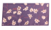 Ladies handkerchief 100% cotton printed Flowers plum 35x35cm pack of 12