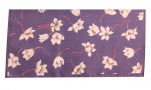 Damentücher 100% Baumwolle gedruckt Blumen Pflaume 35x35cm Pack von 12