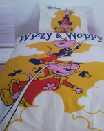 Duvet cover 140X220cm + 1 pillowcase 60x70cm 100% cotton Wizzy & Woppy