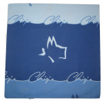 Kissenbezug 40x40 cm Chipie Fantasie blau aus 100% gedruckt Baumwolle