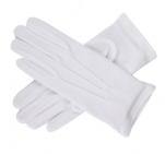 Witte handschoen 100% katoen
