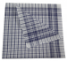Mouchoirs de travail 50x50 cm vichy carré bleu - blanc 100% coton 12 pièces