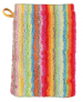 Washcloth 16x22cm 100% cotton terry multicolored lines double sided