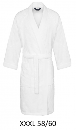 Bademantel Kimono 100% Baumwolle Frottee gekämmt 430 gr/m² XXXL