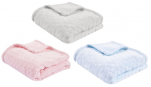 Bubble soft blanket 75x100 or 100x150 cm microfiber 100% polyester